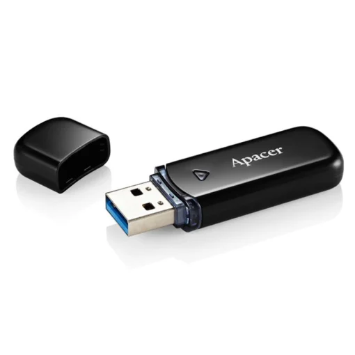 Флеш-накопитель USB3.0 16GB Apacer AH355 Black (AP16GAH355B-1)