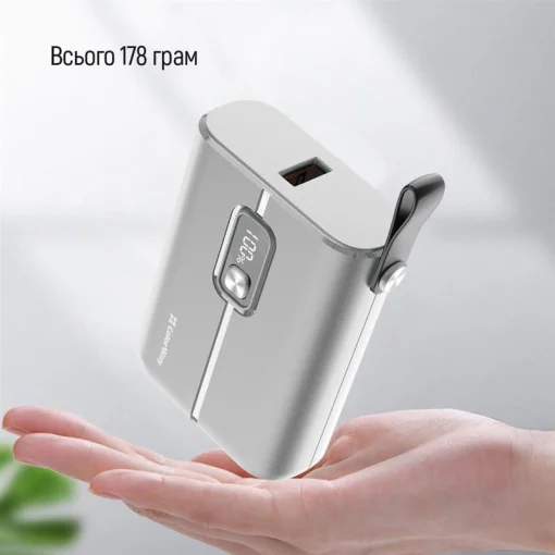 Универсальная мобильная батарея ColorWay Full Power 10000mAh White (CW-PB100LPK2WT-PDD)