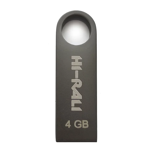 Флеш-накопичувач USB 4GB Hi-Rali Shuttle Series Black (HI-4GBSHBK)