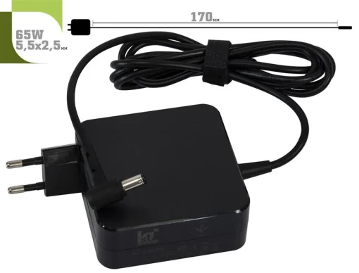 Блок живлення 1STCHARGER для ноутбуків 19V 3.42A 5.5x2.5mm 65W (WM1ST19V65W5525)