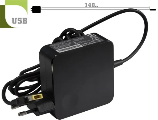 Адаптер питания 1StCharger для ноутбука Lenovo 20V 65W 3.25A USB Wall Mount (WM1ST20V65WUSB)