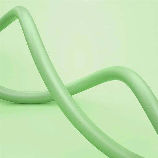 Кабель ColorWay USB-Lightning, soft silicone, 2.4А, 1м, Green (CW-CBUL042-GR)