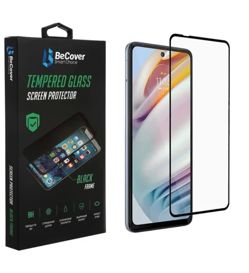 Захисне скло BeCover для Motorola Moto G60/G60s Black (706899)