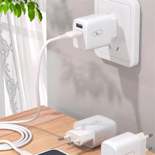 Зарядное устройство для SkyDolphin SC22EB (2USB, 2.1A) White (MZP-000161)