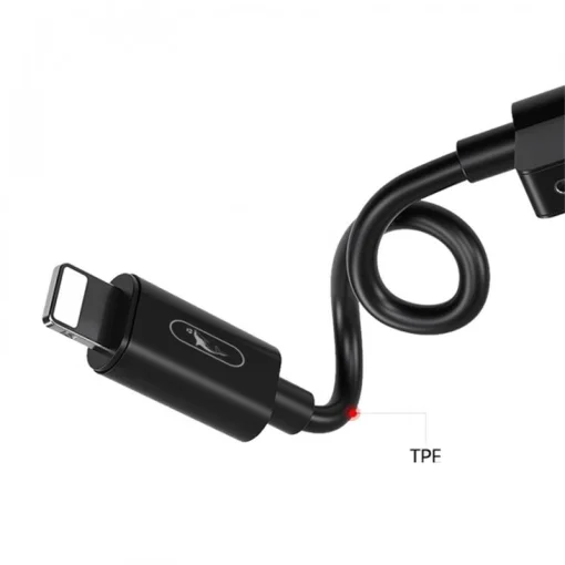 Переходник SkyDolphin AU01 Lightning - 2хLightning Black (ADPT-00026)