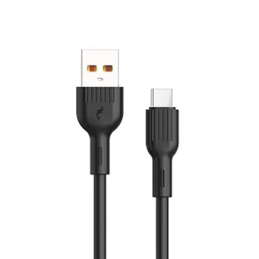 Кабель SkyDolphin S03T USB-Type-C 1м, Black (USB-000418)