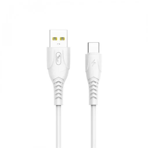 Кабель SkyDolphin S08T USB-Type-C 1м, White (USB-000562)