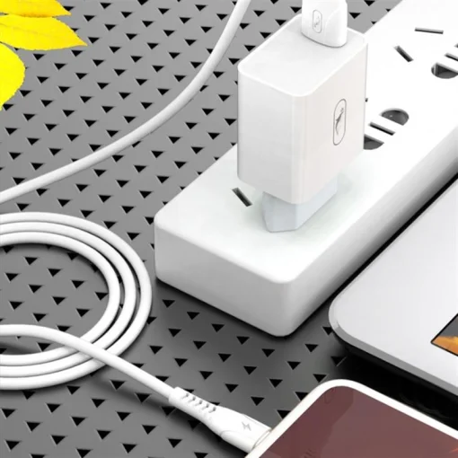 Кабель SkyDolphin S08T USB-Type-C 1м, White (USB-000562)