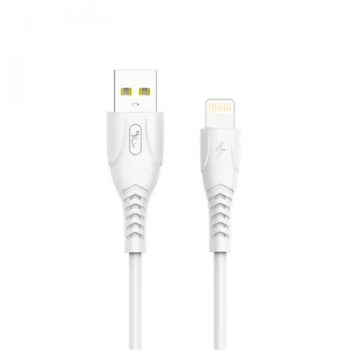 Кабель SkyDolphin S08L USB - Lightning 1м, White (USB-000560)