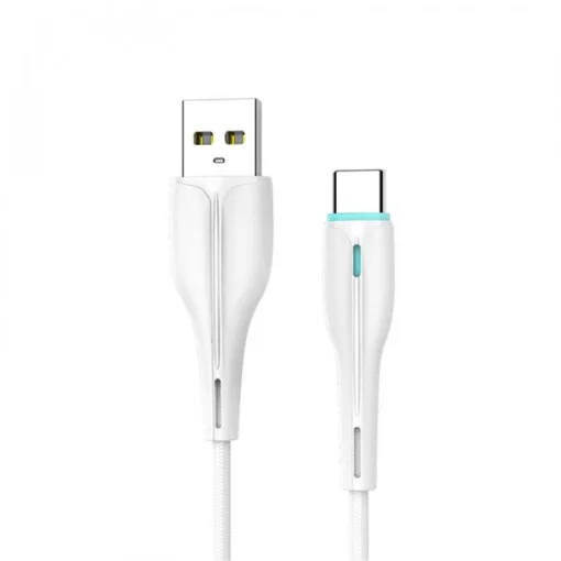 Кабель SkyDolphin S48T USB-Type-C 1м, White (USB-000425)