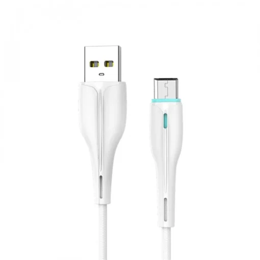 Кабель SkyDolphin S48V USB - microUSB 1м, White (USB-000427)