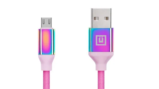 Кабель REAL-EL Premium Rainbow USB-microUSB 1m (EL123500052)