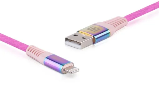 Кабель REAL-EL Rainbow USB-Lightning 1m (EL123500051)