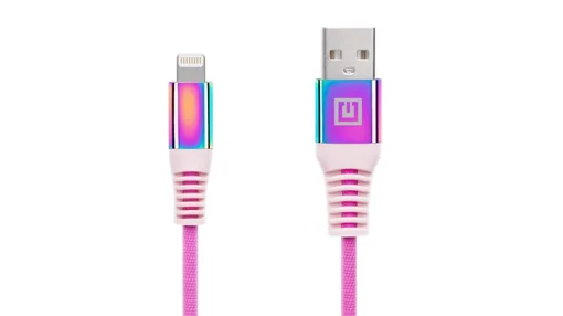 Кабель REAL-EL Rainbow USB-Lightning 1m (EL123500051)