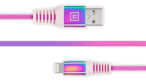 Кабель REAL-EL Rainbow USB-Lightning 1m (EL123500051)
