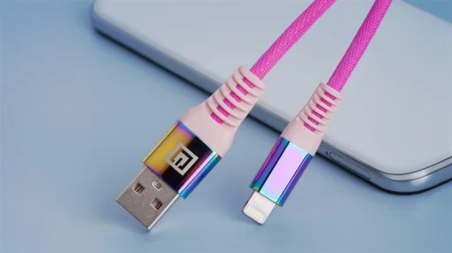 Кабель REAL-EL Rainbow USB-Lightning 1m (EL123500051)