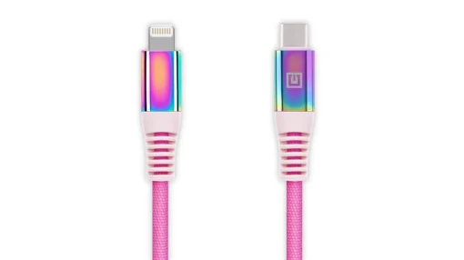 Кабель REAL-EL Rainbow USB-C-Lightning, 1м (4743304104710)