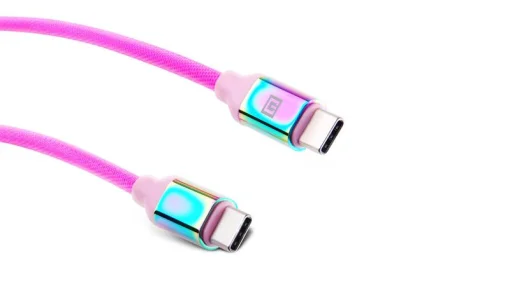 Кабель REAL-EL Premium Rainbow USB Type C-USB Type C 1m (EL123500053)