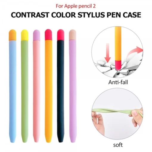 Чехол Goojodoq Matt 2 Golor TPU для стилуса Apple Pencil 2 Blue/Orange (1005002071193896BO)