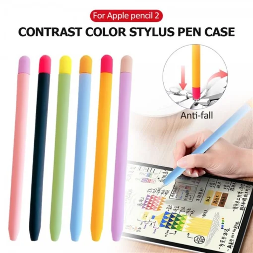Чехол Goojodoq Matt 2 Golor TPU для стилуса Apple Pencil 2 Blue/Orange (1005002071193896BO)