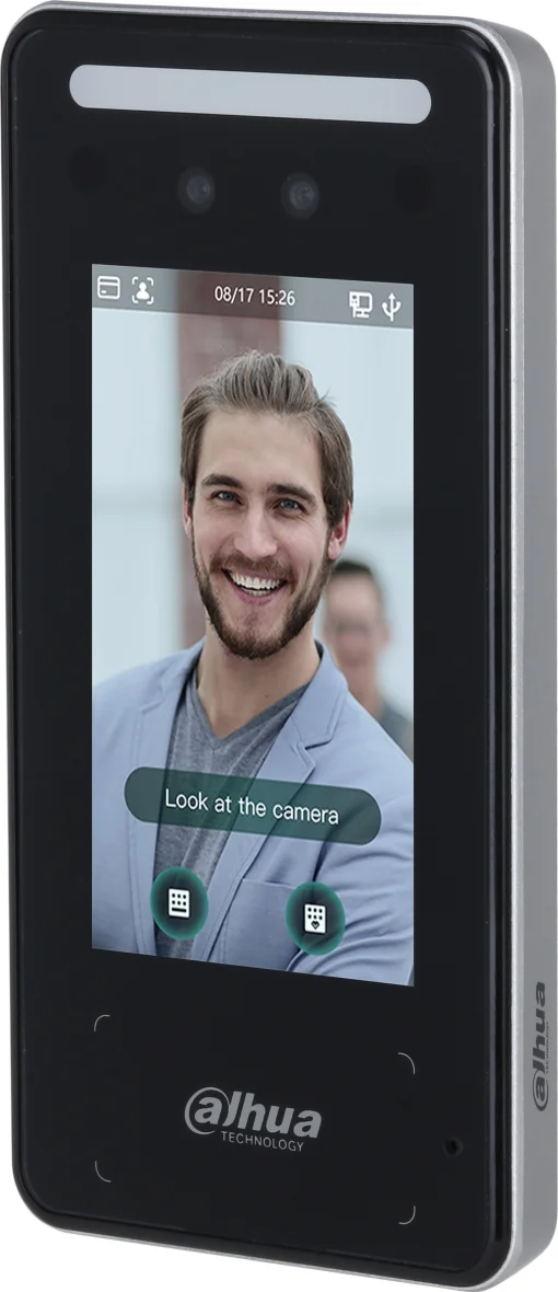 Термінал обліку робочого часу з функцією розпізнавання осіб Dahua DHI-ASI6213J-MW