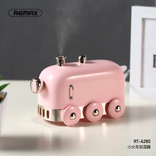 Увлажнитель воздуха Remax RT-A280 Mini Train, розовый (6954851232575)