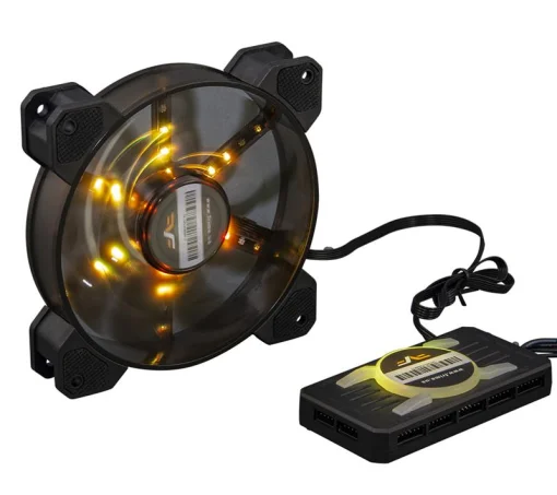 Набор Frime RGB-вентиляторов + Fun hub + ДУ Frime Iris Flicker KIT (IRISFLICKERKIT)