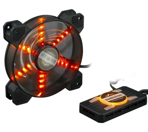 Набор Frime RGB-вентиляторов + Fun hub + ДУ Frime Iris Flicker KIT (IRISFLICKERKIT)