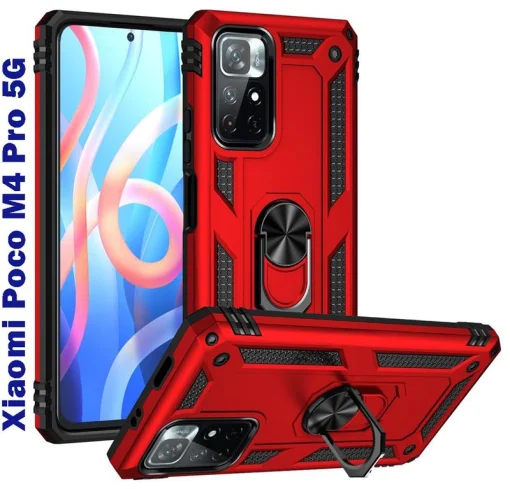 Чохол-накладка BeCover Military для Xiaomi Poco M4 Pro 5G Red (707122)