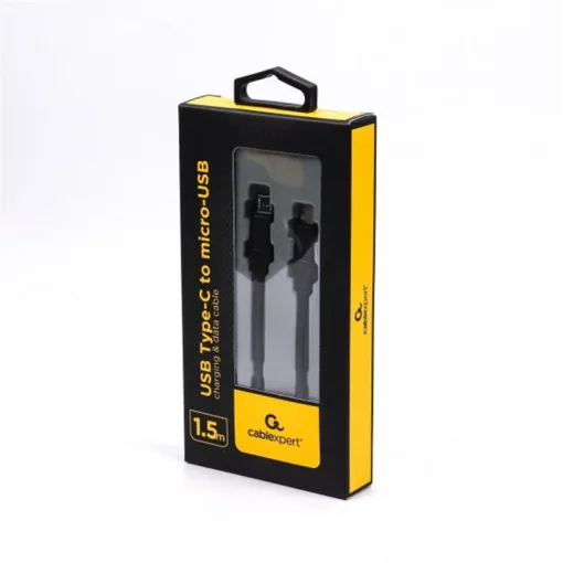 Кабель Cablexpert USB Type-C - Micro USB (M/M), 1.5 м, Black (CC-USB2-CMMBM-1.5M)
