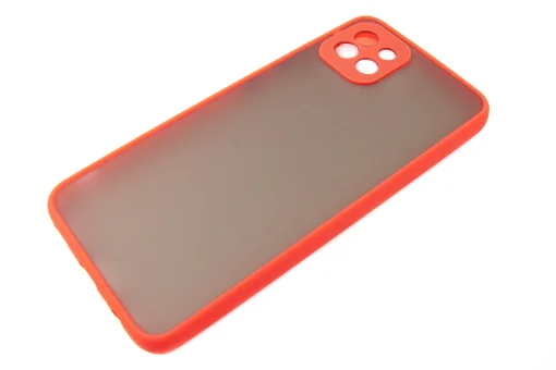 Чехол-накладка Dengos Matt для Samsung Galaxy A03 SM-A035 Red (DG-TPU-MATT-95)