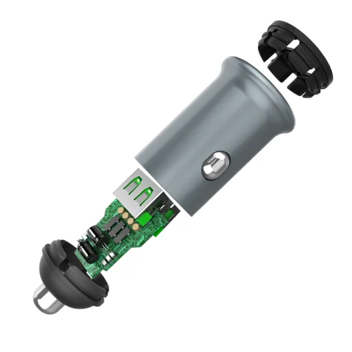 Автомобильное зарядное устройство для ColorWay (2USBx2.4A, 36W) Quick Charge 3.0 Gray (CW-CHA036Q-GR)