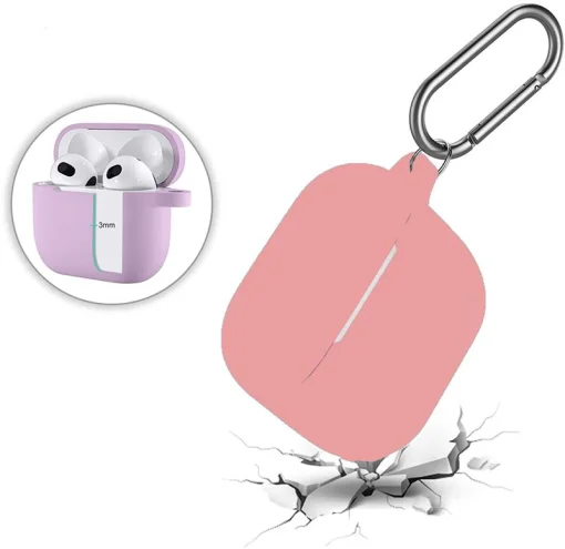 Чехол для наушников BeCover для Apple AirPods (3nd Gen) Grapefruit-Pink (707231)