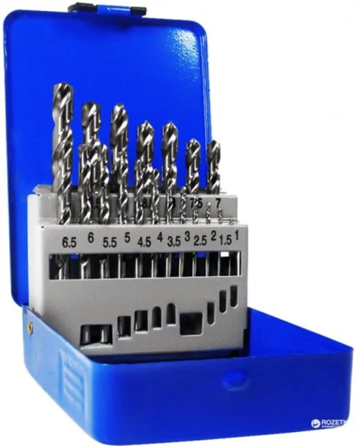 Набор сверл по металлу S&R Meister (108809190) 19шт