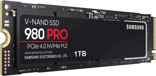 Накопичувач SSD 1ТB Samsung 980 PRO M.2 2280 PCIe 4.0 x4 NVMe V-NAND MLC (MZ-V8P1T0BW)
