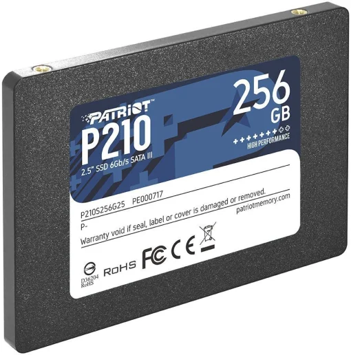 Накопитель SSD 256GB Patriot P210 2.5" SATAIII TLC (P210S256G25)