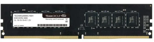 Модуль памяти DDR4 8GB/2666 Team Elite (TED48G2666C1901)