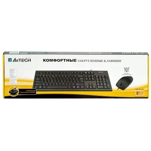 Комплект (клавиатура, мышка) A4Tech KR-8520 Black