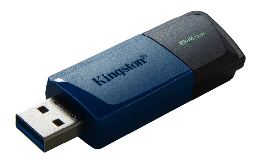 Флэш-накопитель USB3.2 64GB Kingston DataTraveler Exodia M Black/Blue (DTXM/64GB)