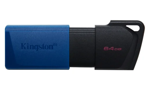 Флэш-накопитель USB3.2 64GB Kingston DataTraveler Exodia M Black/Blue (DTXM/64GB)