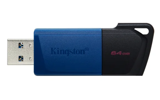 Флэш-накопитель USB3.2 64GB Kingston DataTraveler Exodia M Black/Blue (DTXM/64GB)