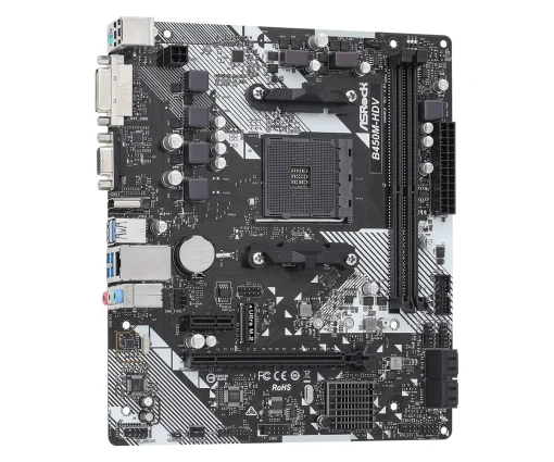 Материнская плата ASRock B450M-HDV R4.0 Socket AM4