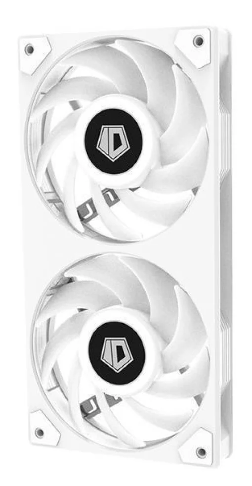 Вентилятор ID-Cooling Icefan 240 ARGB Snow, 245x125x27мм, 3-pin, 4-pin PWM, белый