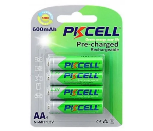 Аккумулятор PKCELL Ni-MH AA/HR06 600 mAh BL 4шт (PC/AA600-4BA/09321)