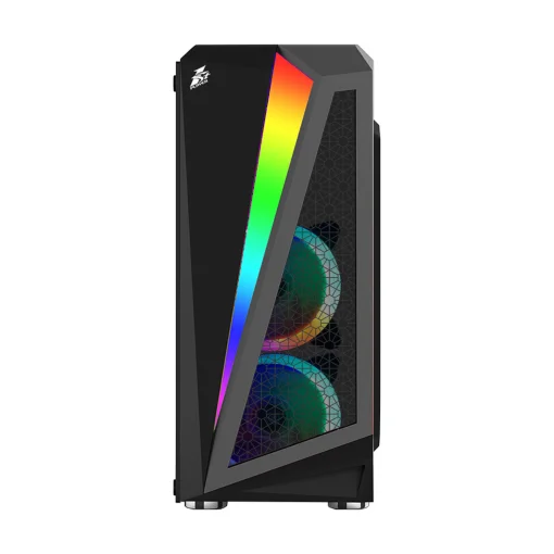 Корпус 1stPlayer R5-3R1 Color LED Black без БП