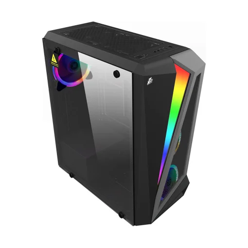 Корпус 1stPlayer R5-3R1 Color LED Black без БП