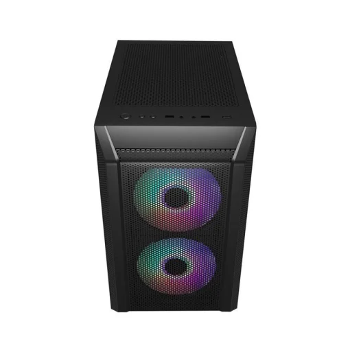 Корпус 1stPlayer D3-3F2-PLUS Black без БП