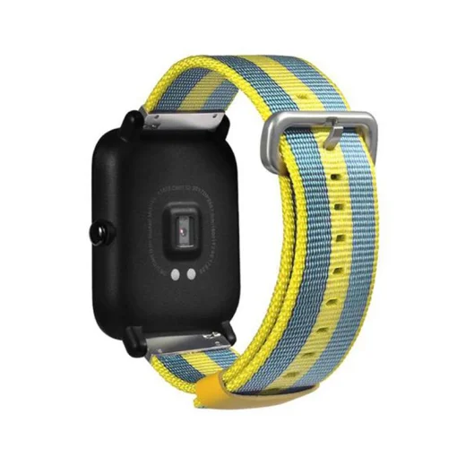 Ремінець MIJOBS Yellow/Blue універсальний 20мм (AMZBPUNTXT-BE)