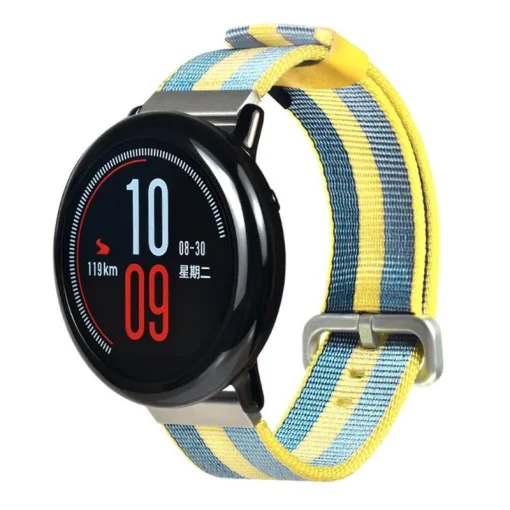 Ремінець MIJOBS Yellow/Blue універсальний 20мм (AMZBPUNTXT-BE)