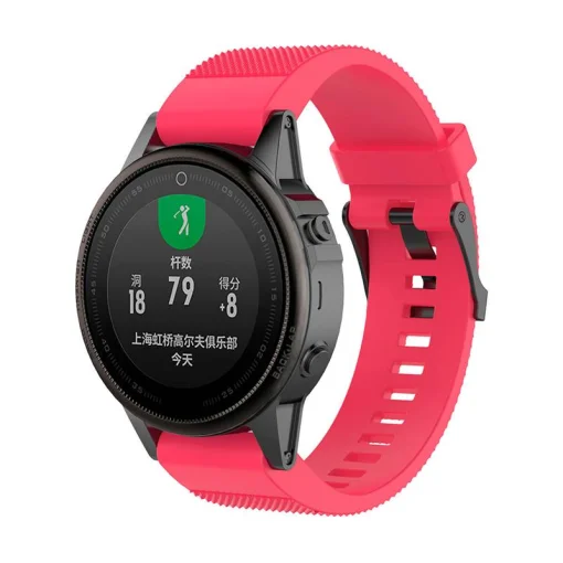 Ремешок для Garmin QuickFit 20 Dots Silicone Band Rose (QF20-STSB-ROSE)